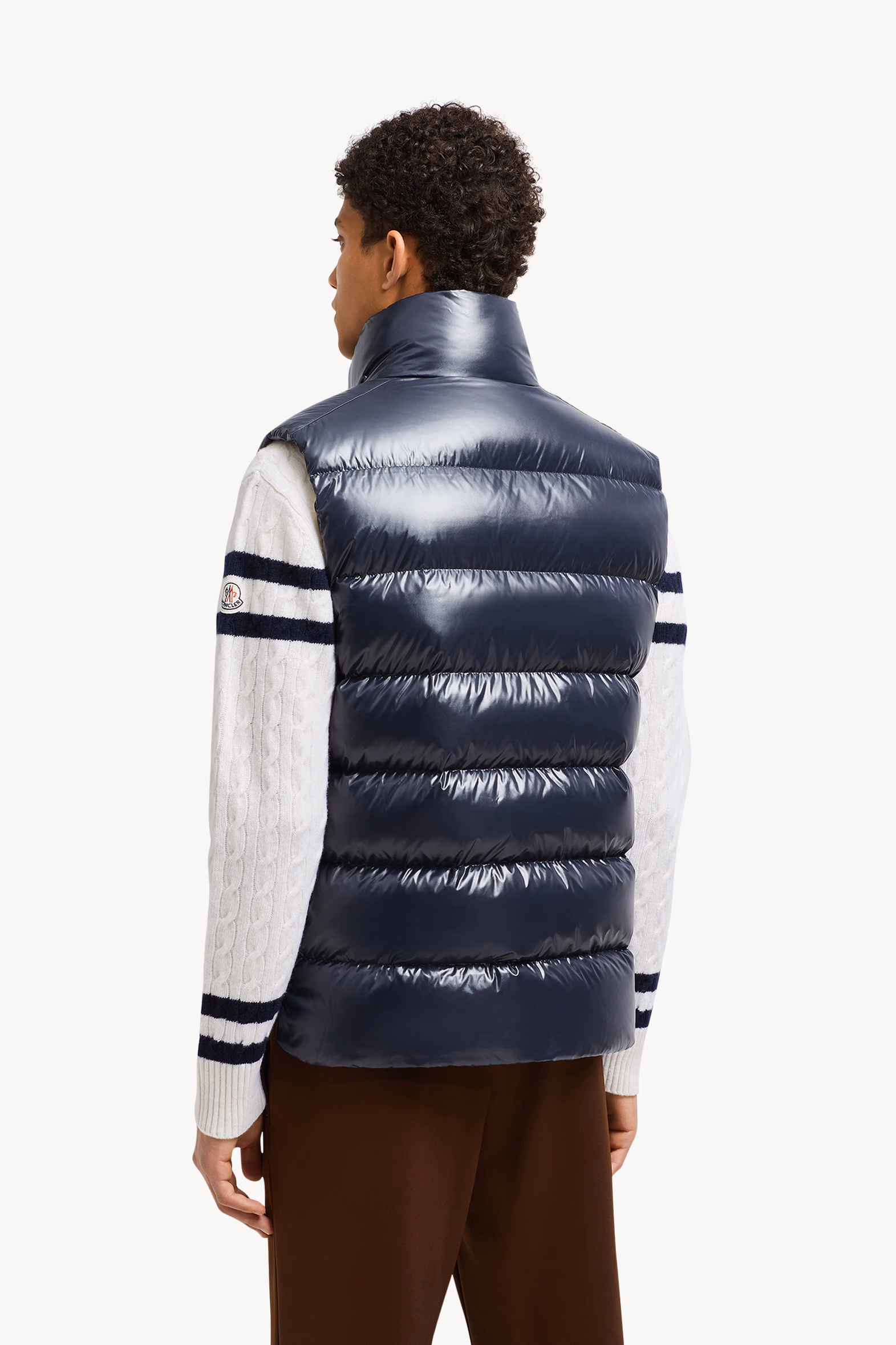 Tibb Down Vest Men Navy Blue Moncler 5